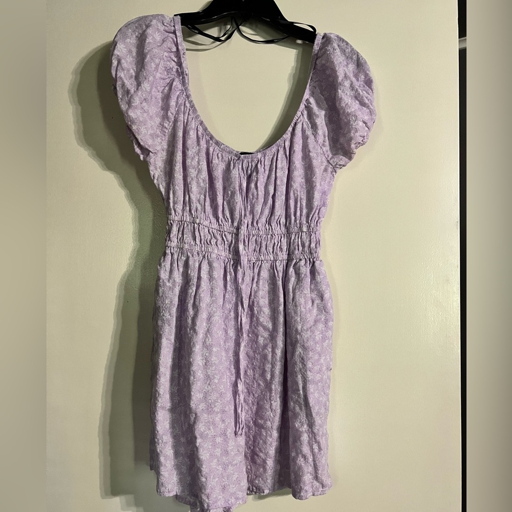 Purple romper